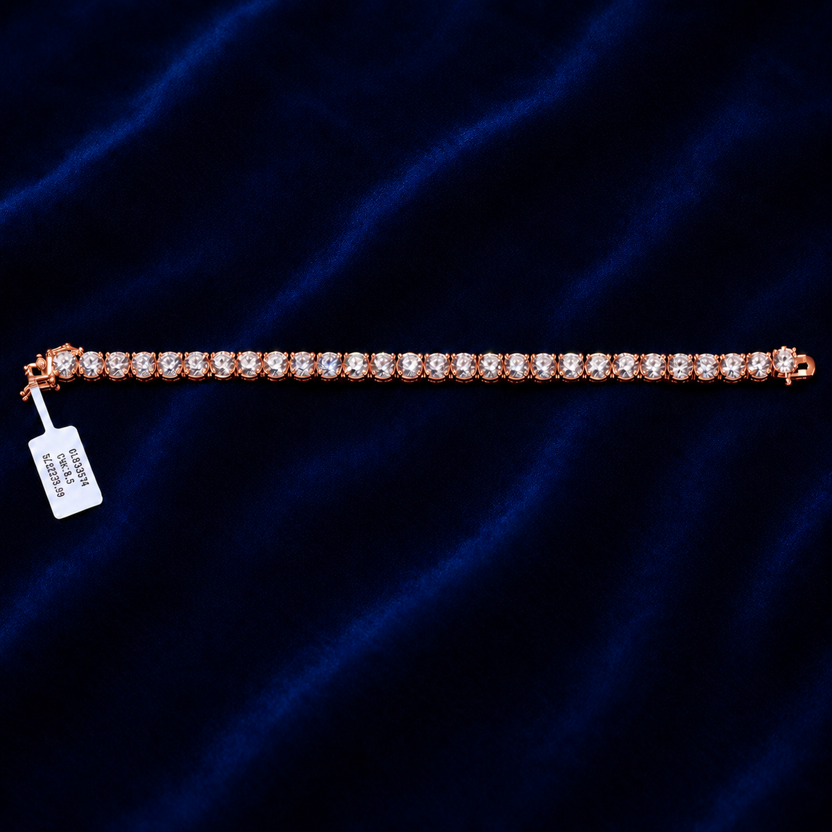5mm White Tennis Bracelet by Spade Jewelers