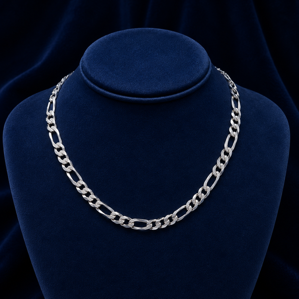 10mm Figaro Chain – Diamond-Cut (Faceted) By Shaped Jewelers