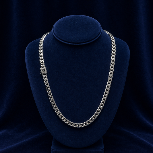 8mm Miami Cuban Link Chain