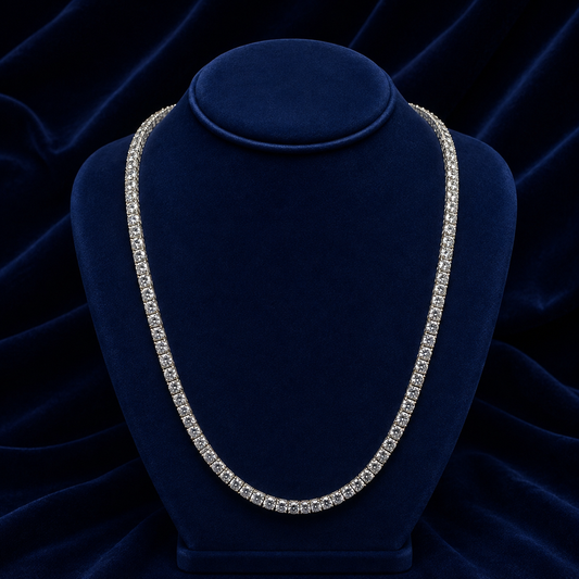 VVS Moissanite Tennis Chain