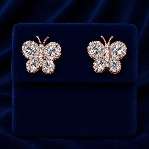 Butterfly Stud Earrings By Shaped Jewelers