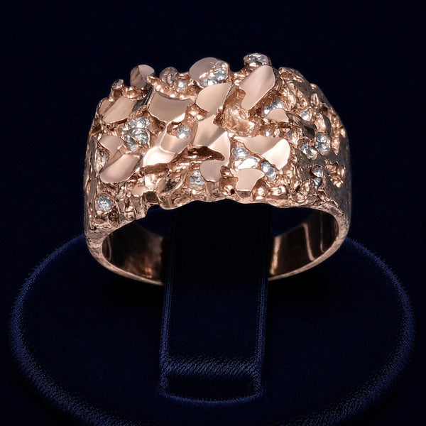 Chunky Nugget Ring By Shaped Jewelers