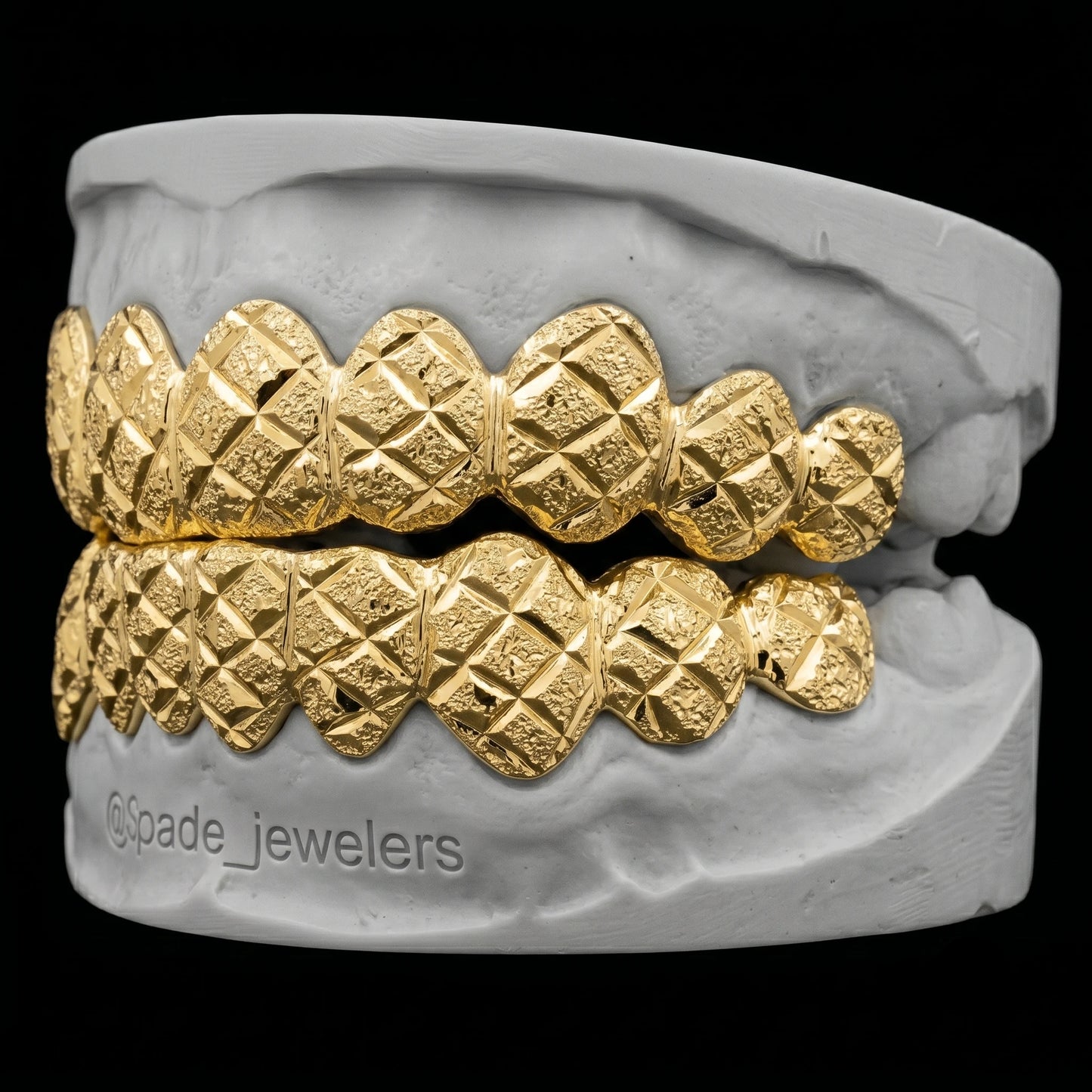 Custom Grillz 14k gold (GLDN-SOLID-X)