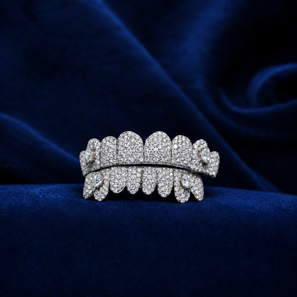 Fully Iced-Out Pave Grillz