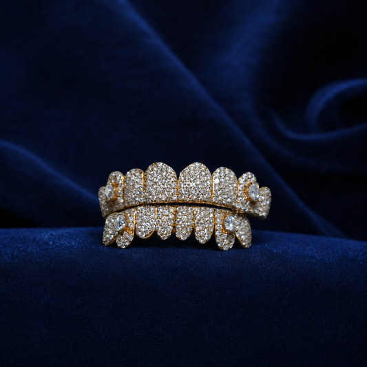 Fully Iced-Out Pave Grillz
